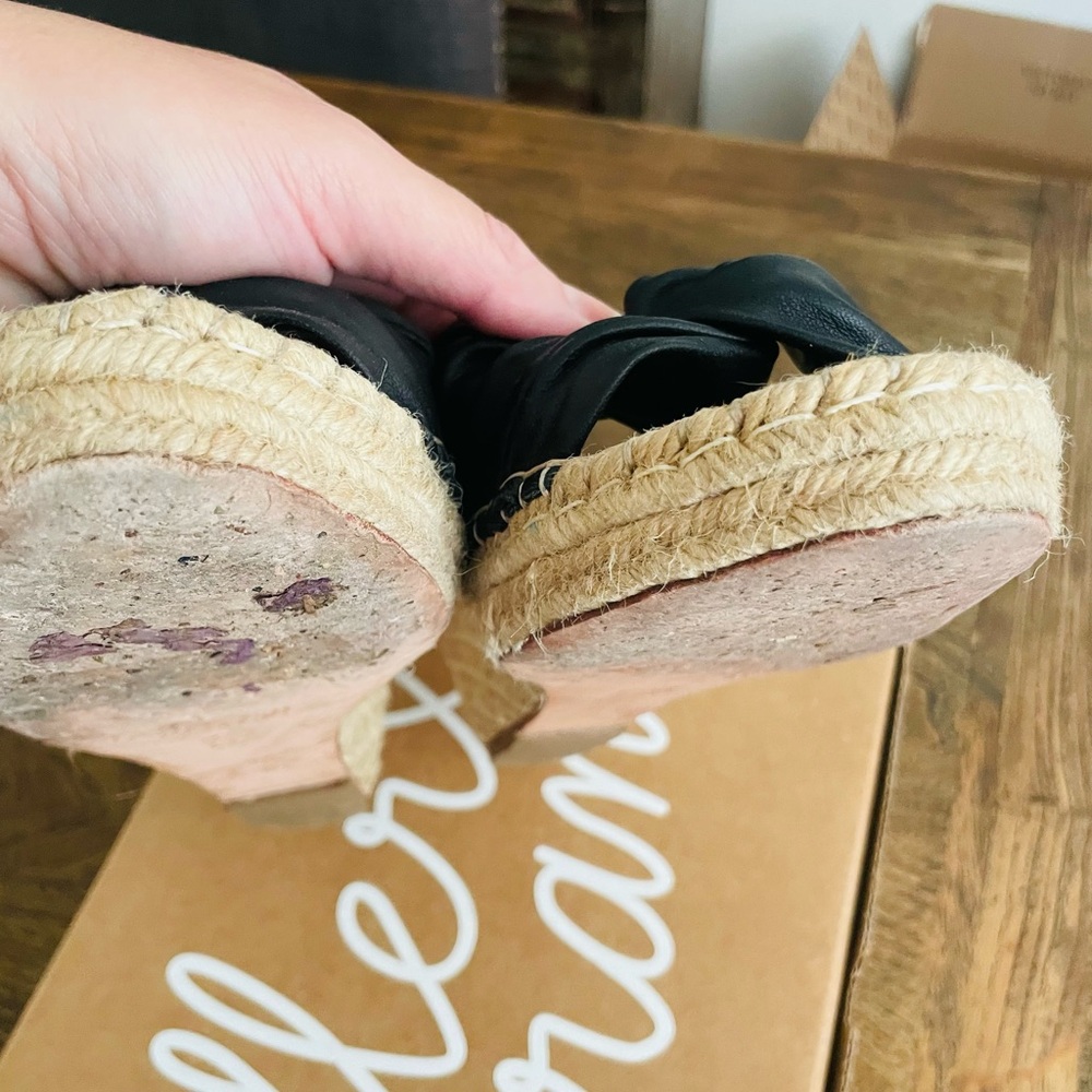 Loeffler Randall Blanche Black Espadrilles with Bow Detail EUC/with original box - Picture 12 of 13